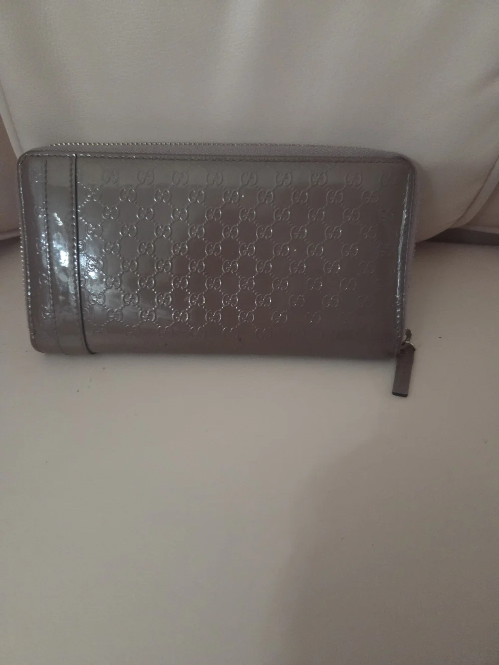 Gucci Monogram Zip Wallet in Purple - Picture 2 of 6